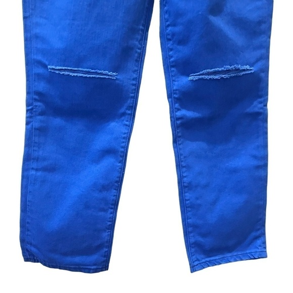 Neon Blonde NWT Size 26 Blue Lake Jean High Rise Distressed Button Fly “Cara” - Picture 4 of 10